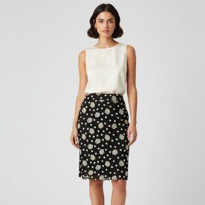 Mercer & Madison Floral Crochet Lace Skirt